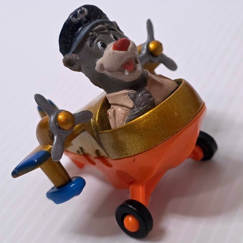 1989 McDonalds TaleSpin Baloo Sea Duck Airplane Toy Disney
